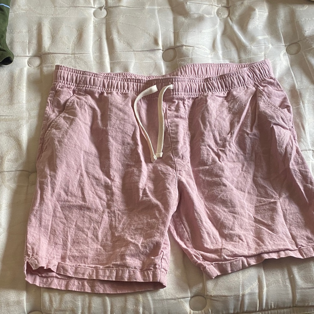 Pink Drawstring Shorts
